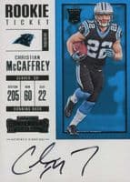 Christian McCaffrey trading card