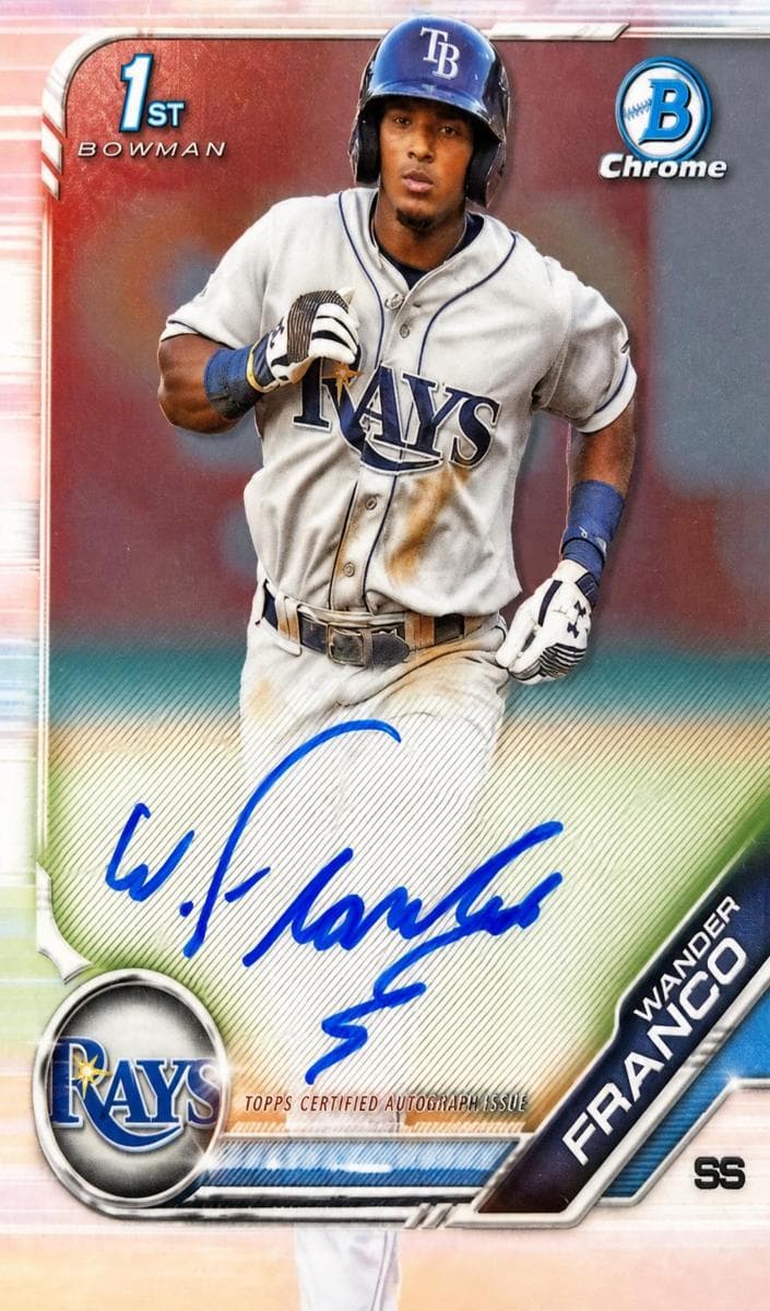 Wander Franco 2019 bowman Bowman