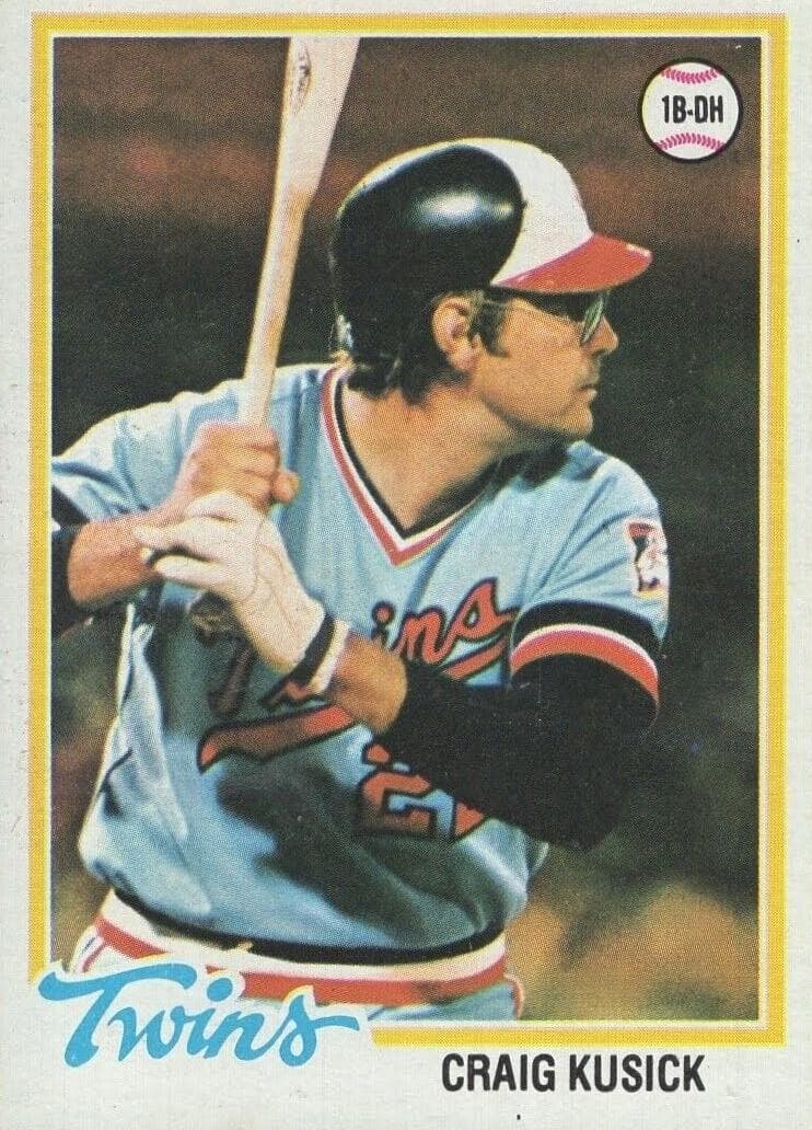 Craig Kusick 1978 topps Topps