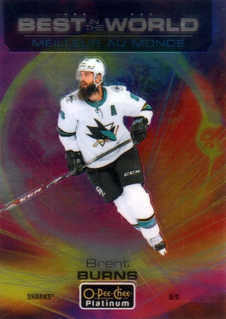 Brent Burns 2020 topps O-Pee-Chee Platinum