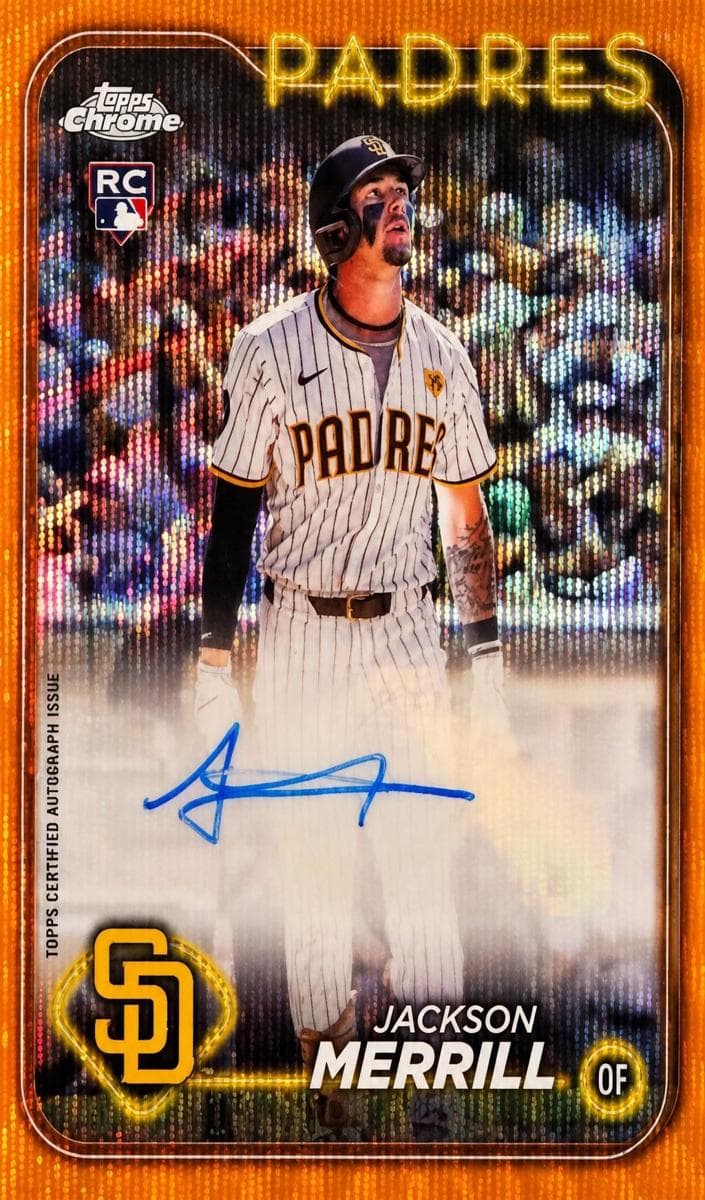 Jackson Merrill 2024 topps Topps Chrome Update