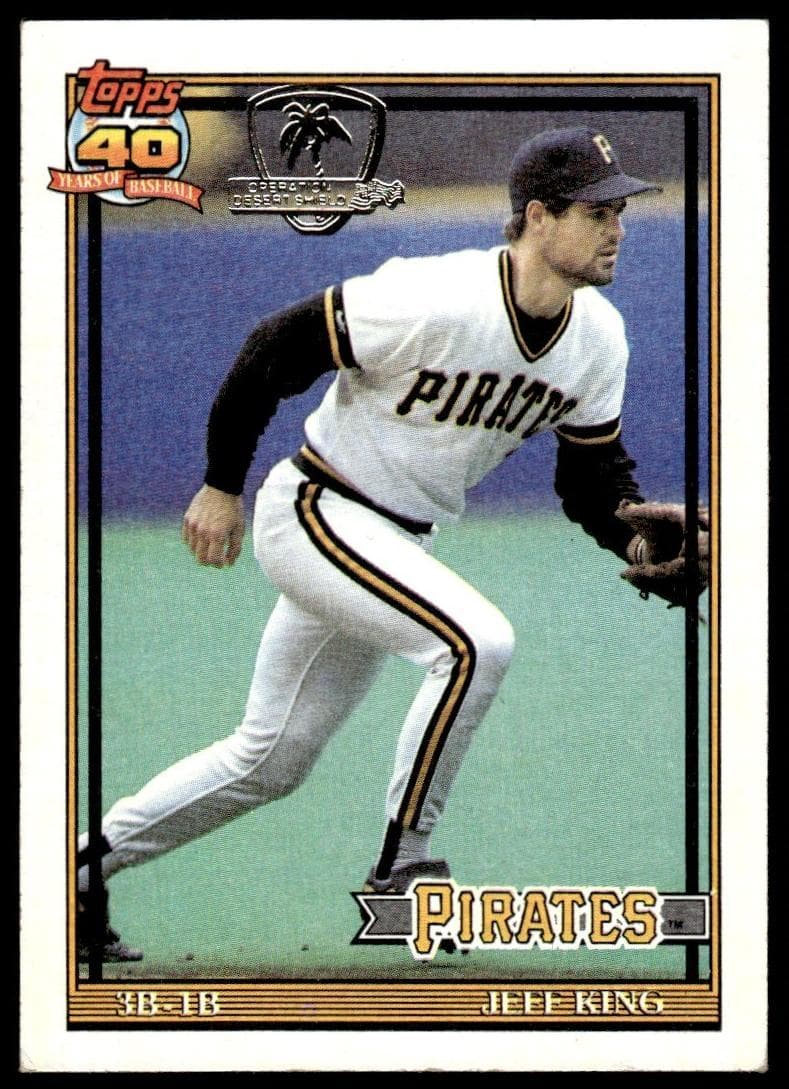 Jeff King 1991 topps O-Pee-Chee