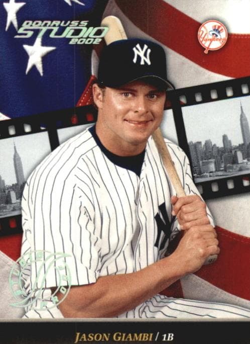 Jason Giambi 2002 panini Donruss Studio