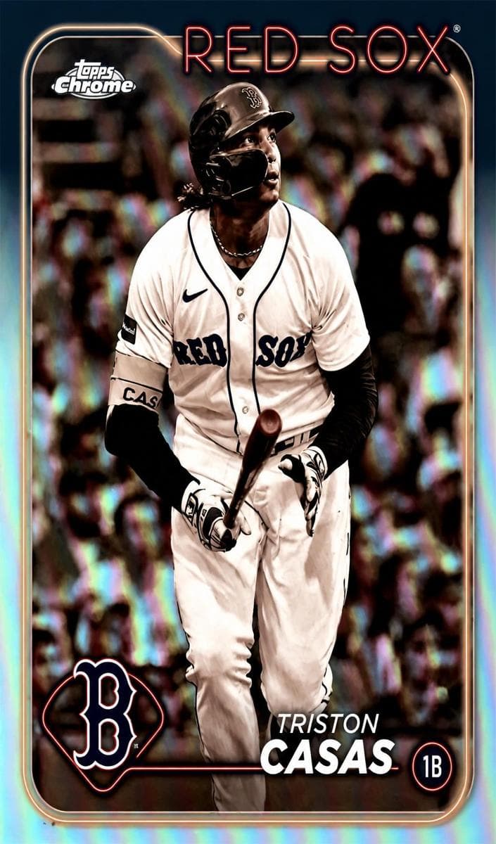 Triston Casas 2024 topps Topps Chrome