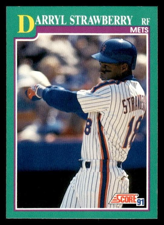 Darryl Strawberry 1991 panini Score