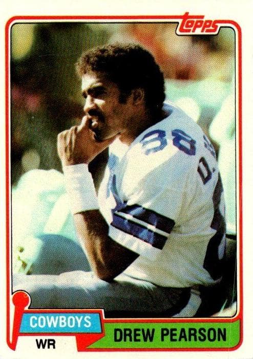 Drew Pearson 1981 topps Topps