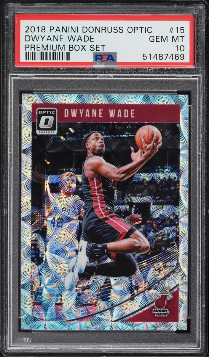 Dwyane Wade 2018 panini Donruss Optic