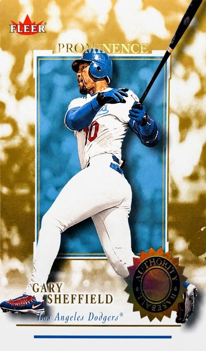 Gary Sheffield 2001 fleer Fleer Authority