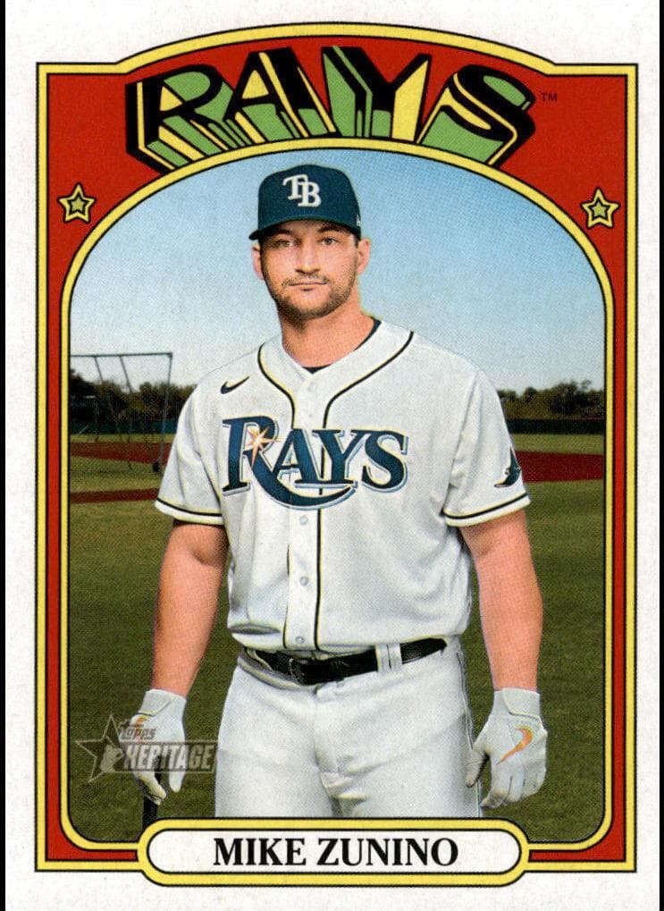 Mike Zunino 2021 topps Topps Heritage