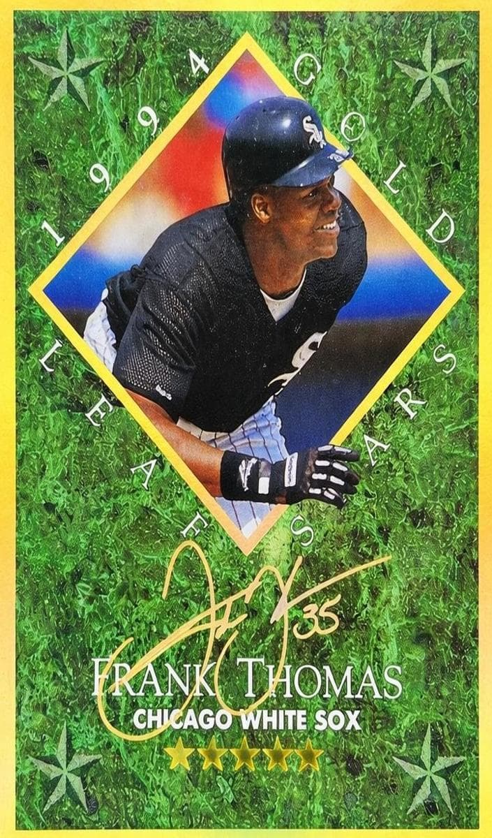 Frank Thomas 1994 leaf Leaf