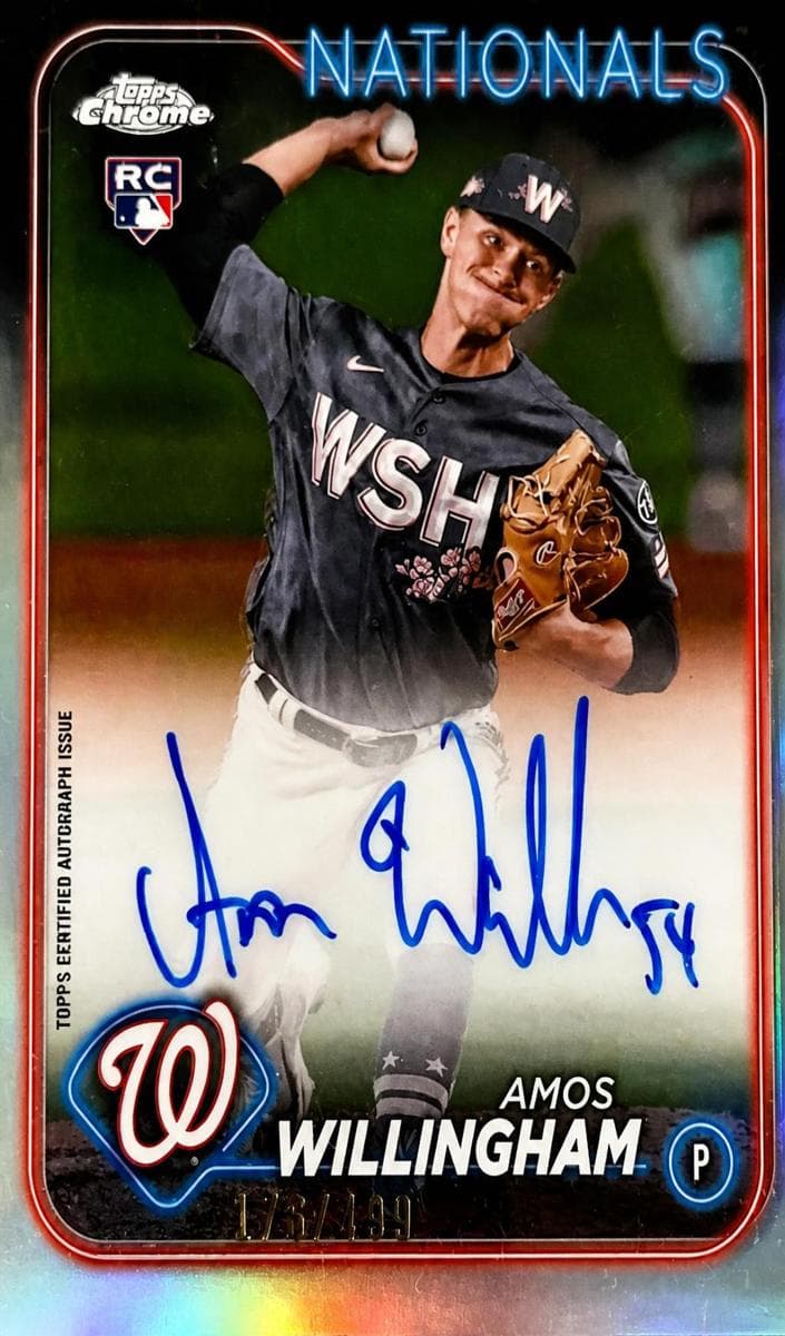 Amos Willingham 2024 topps Topps Chrome