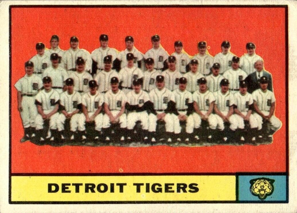 Detroit Tigers 1961 topps Topps