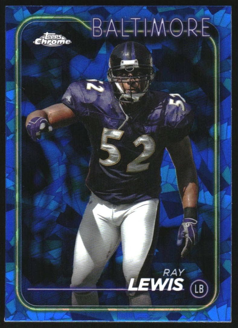Ray Lewis 2024 topps Topps Chrome Sapphire Edition