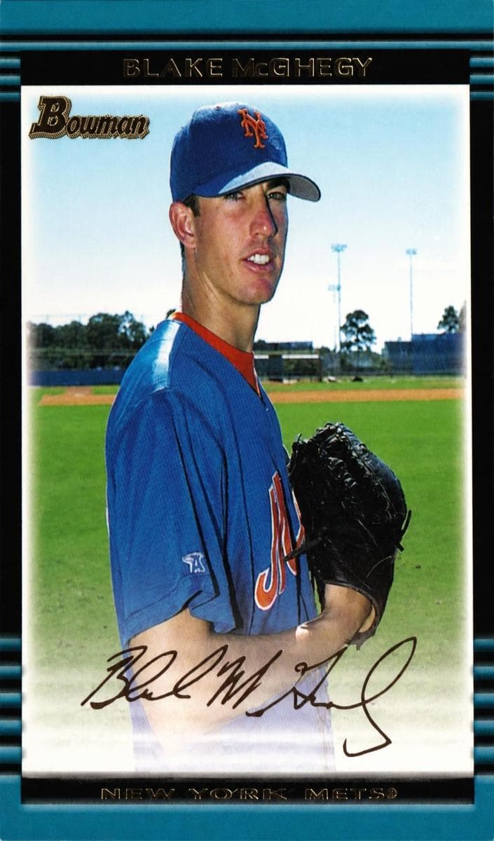Blake McGinley trading card
