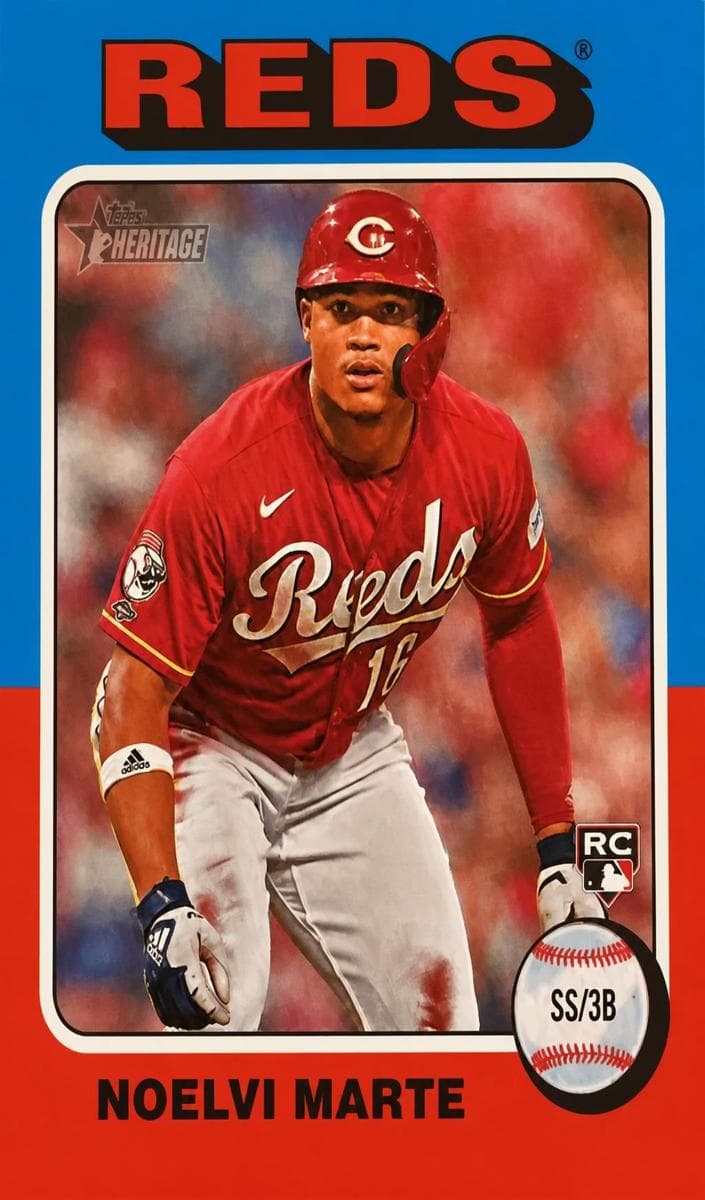 Noelvi Marte 2024 topps Topps Heritage