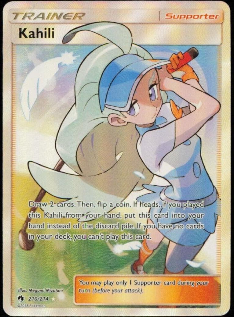 Kahili trading card
