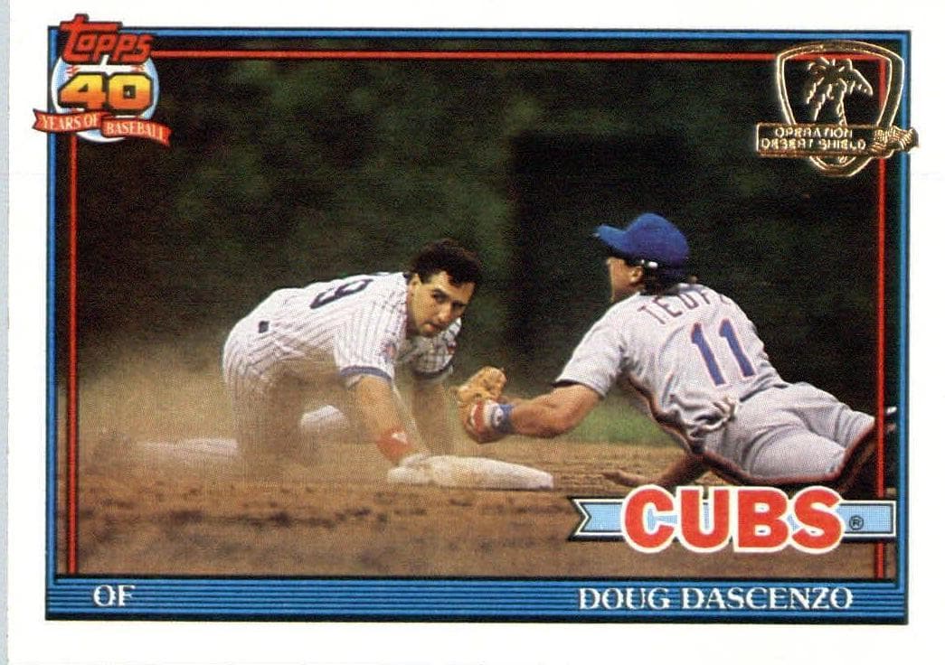 Doug Dascenzo 1991 topps Topps