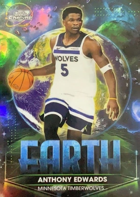 Anthony Edwards 2025 topps Topps Cosmic Chrome