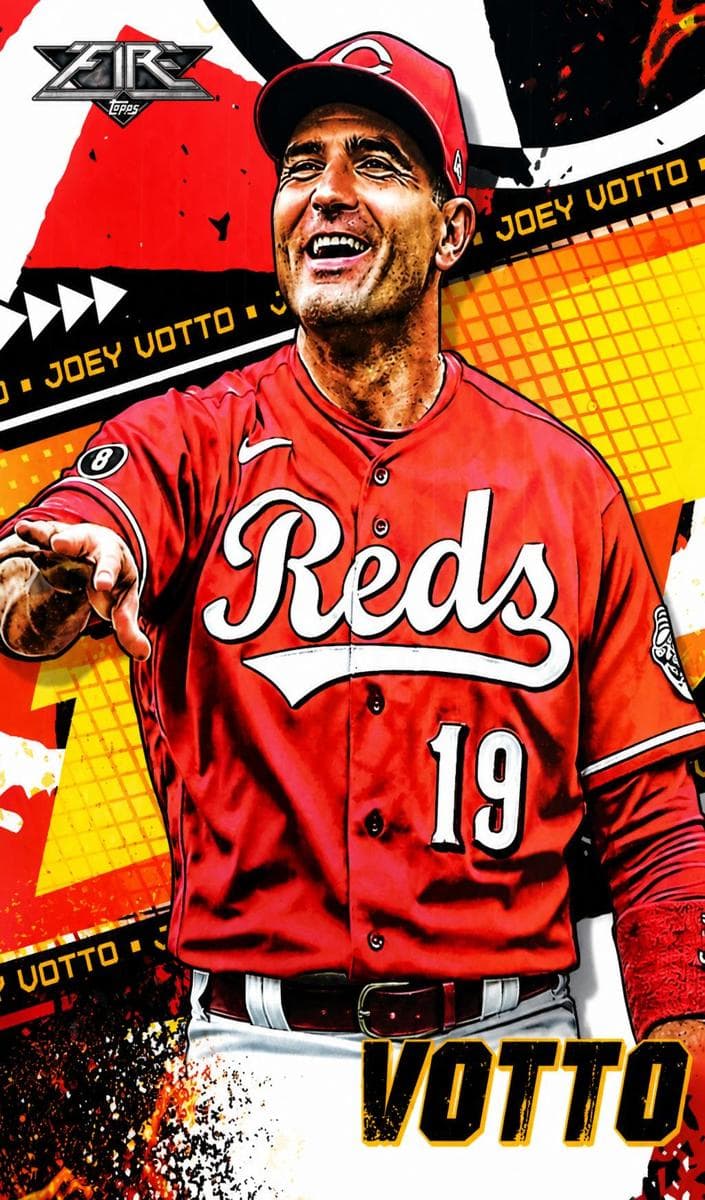 Joey Votto 2022 topps Topps Fire