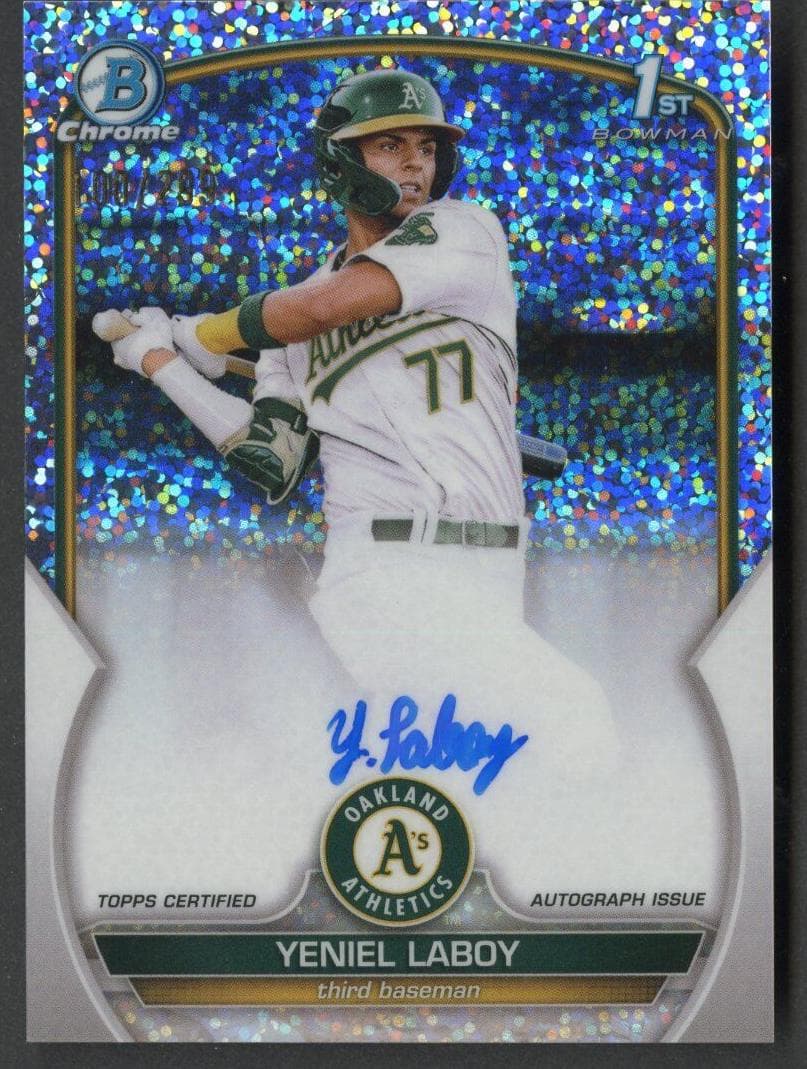 Yeniel Laboy 2023 bowman Bowman Chrome