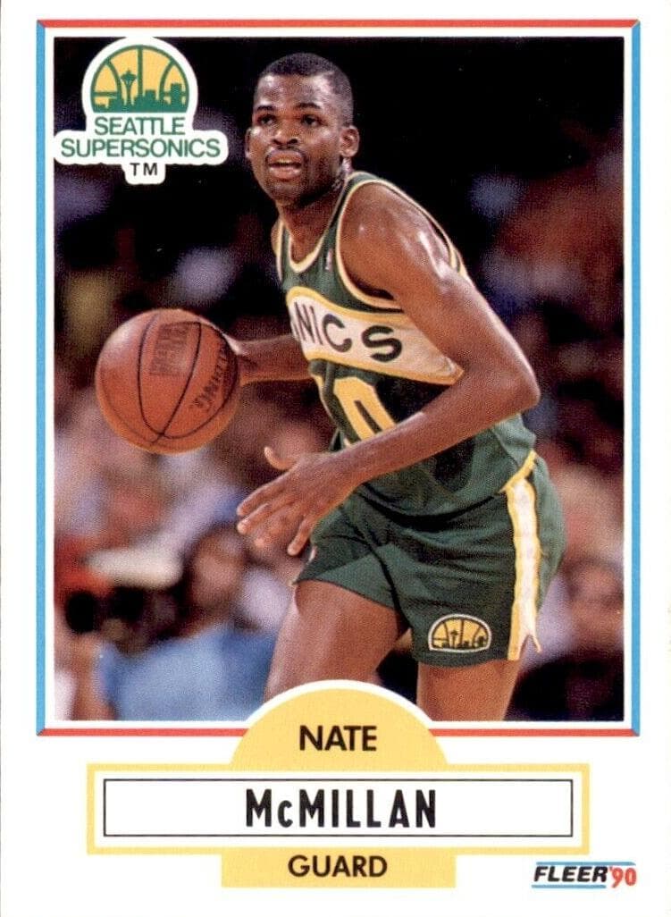 Nate McMillan 1990 fleer Fleer