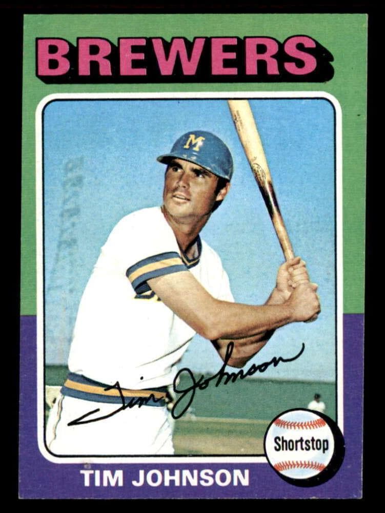 Tim Johnson 1975 topps Topps