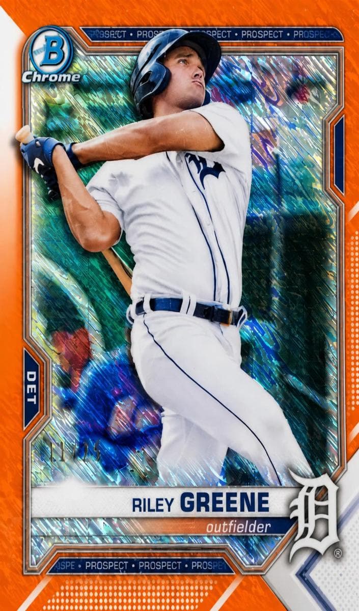 Riley Greene 2021 bowman Bowman