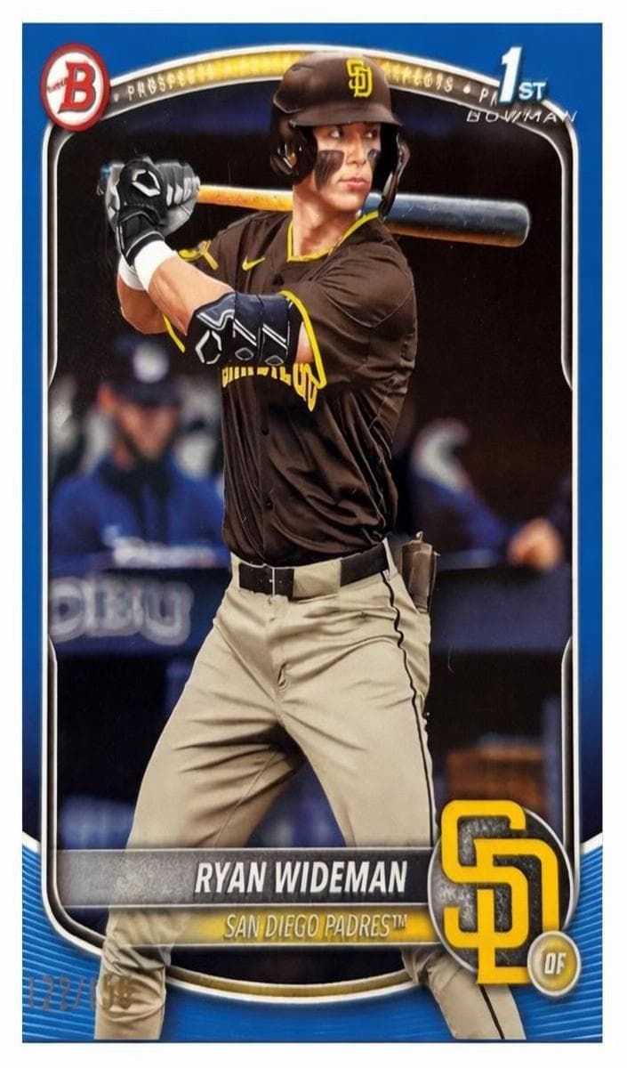 Ryan Wideman 2025 bowman Bowman Draft