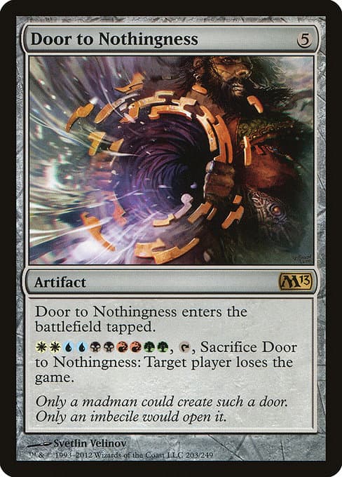 Door to Nothingness 2022 Magic: The Gathering Brother's War Retro Artifacts Schematic