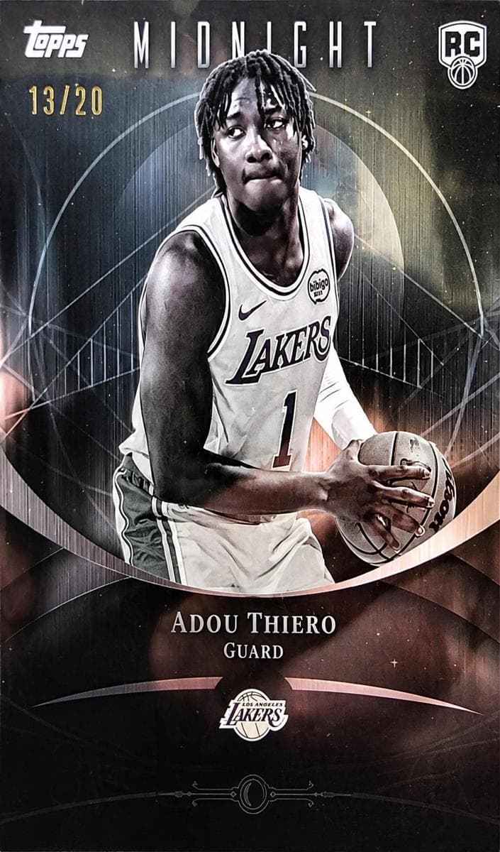 Adou Thiero 2025 topps Topps Midnight