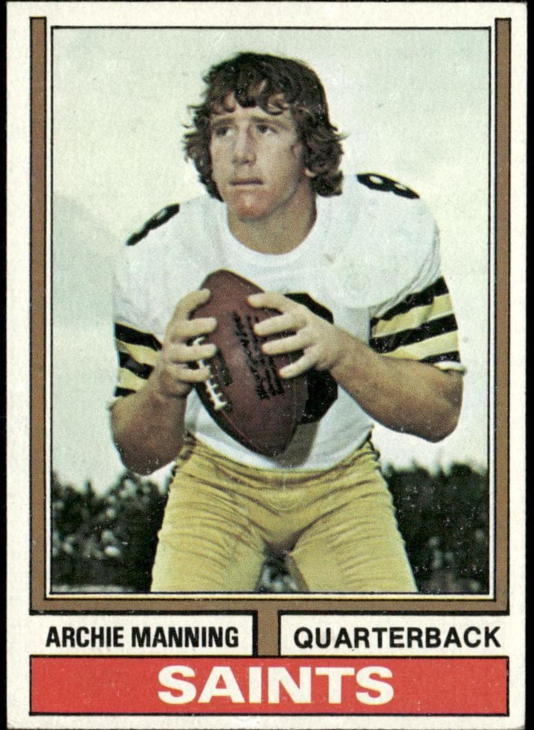 Archie Manning 1974 topps Topps