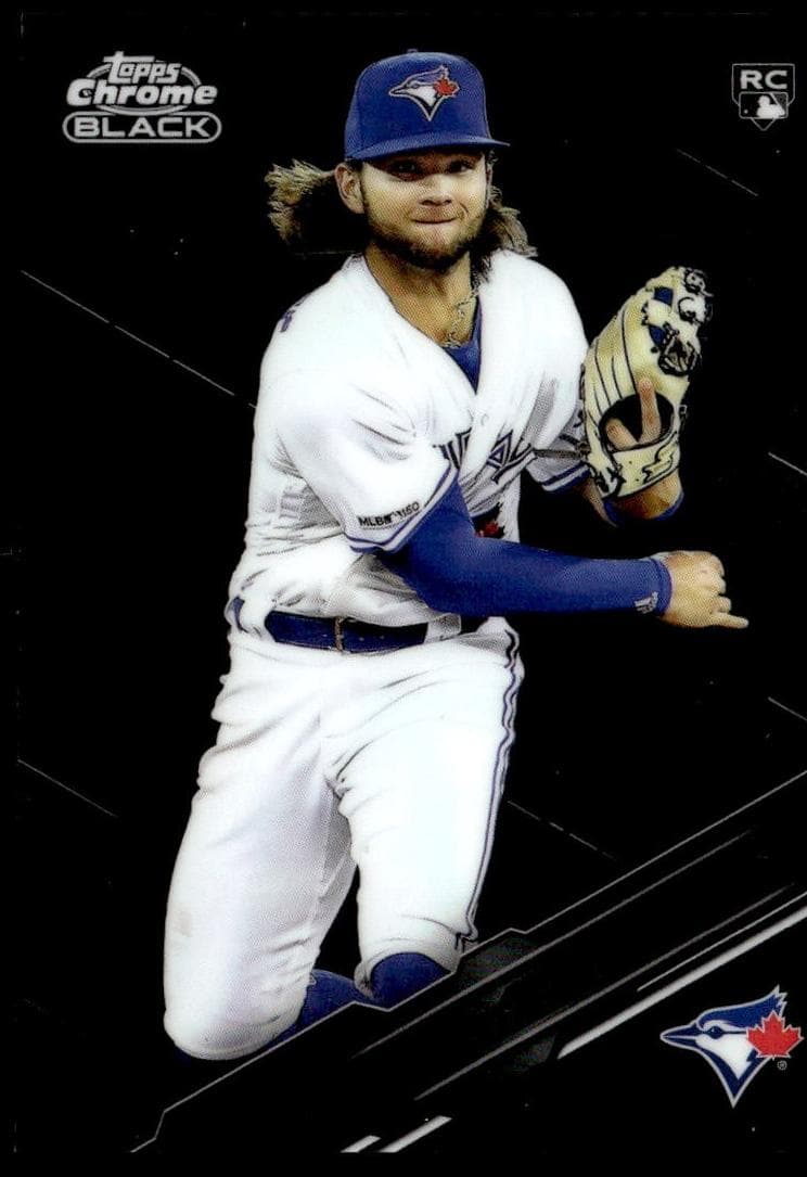 Bo Bichette 2020 topps Topps Chrome Black