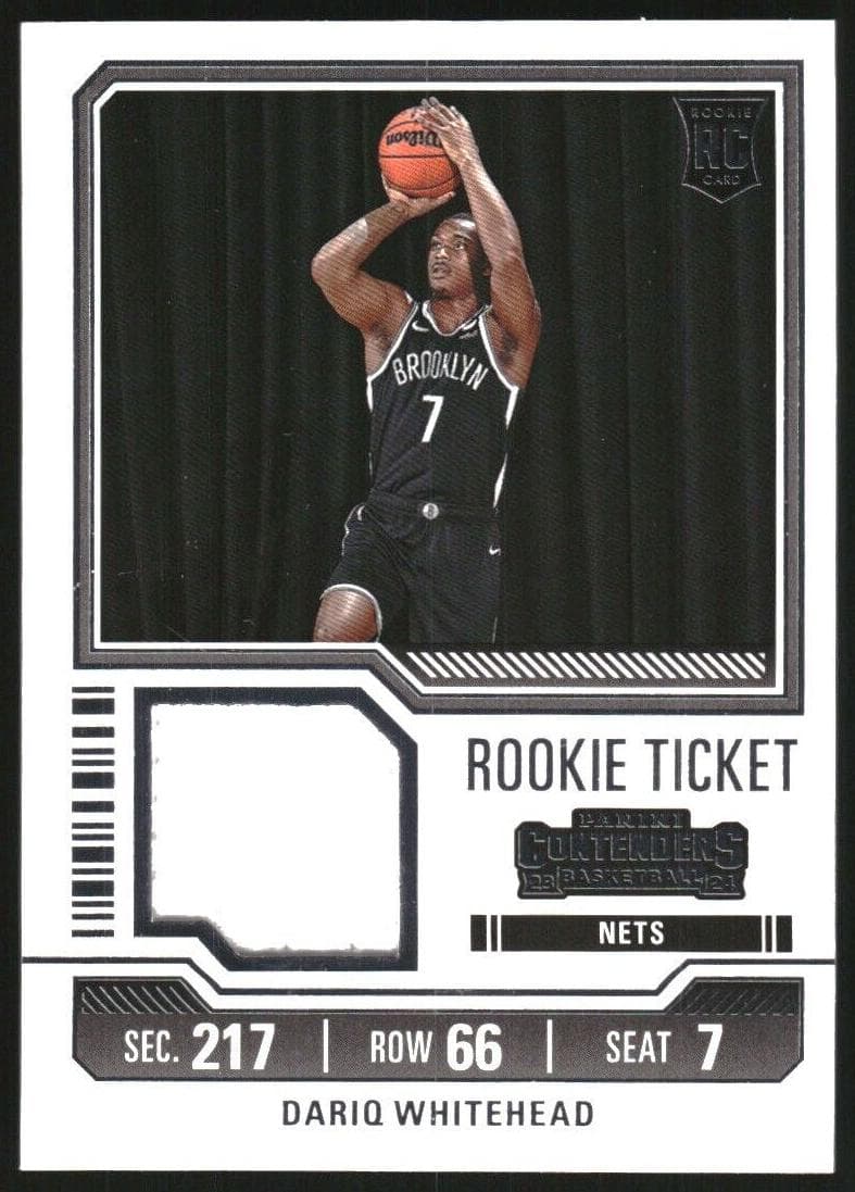 Dariq Whitehead 2023 panini Panini Contenders