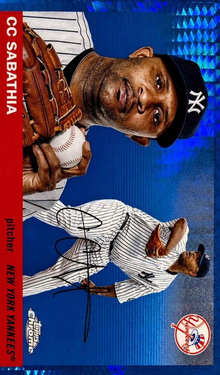 CC Sabathia 2023 topps Topps Chrome Platinum Anniversary