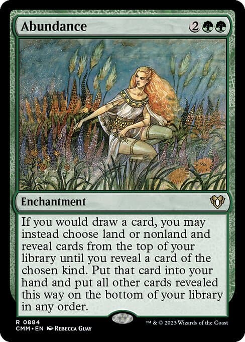Abundance Magic: The Gathering Zendikar Rising Commander