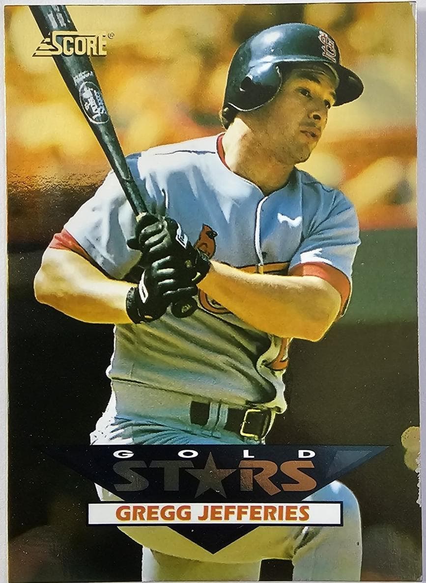 Gregg Jefferies 1994 panini Score
