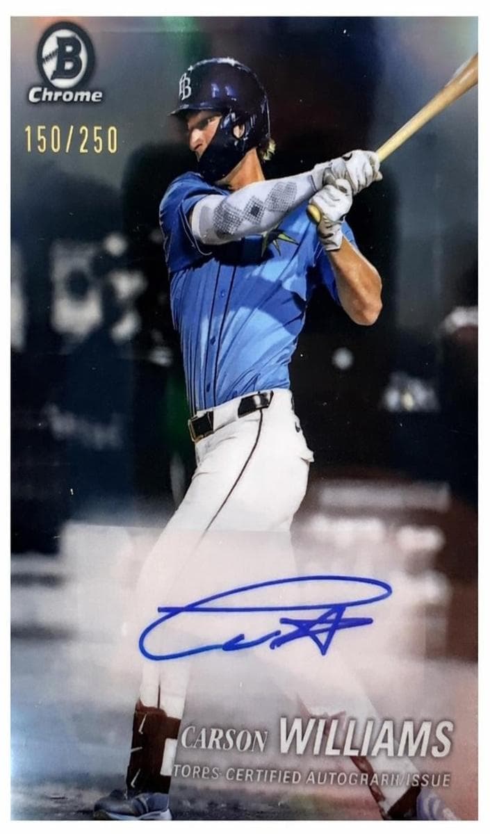 Carson Williams 2025 bowman Bowman Draft Chrome