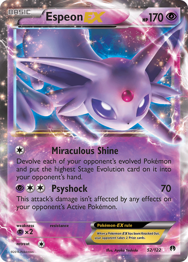 Espeon EX 2016 Pokemon BREAKpoint