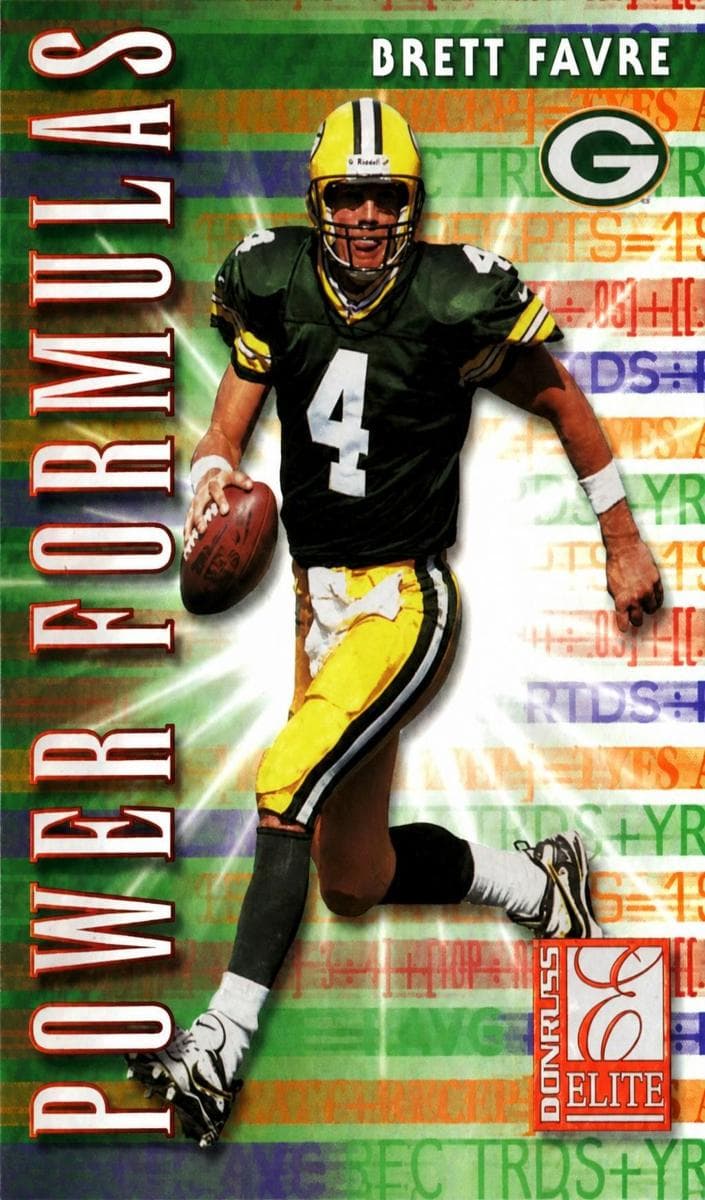 Brett Favre 1999 panini Donruss Elite