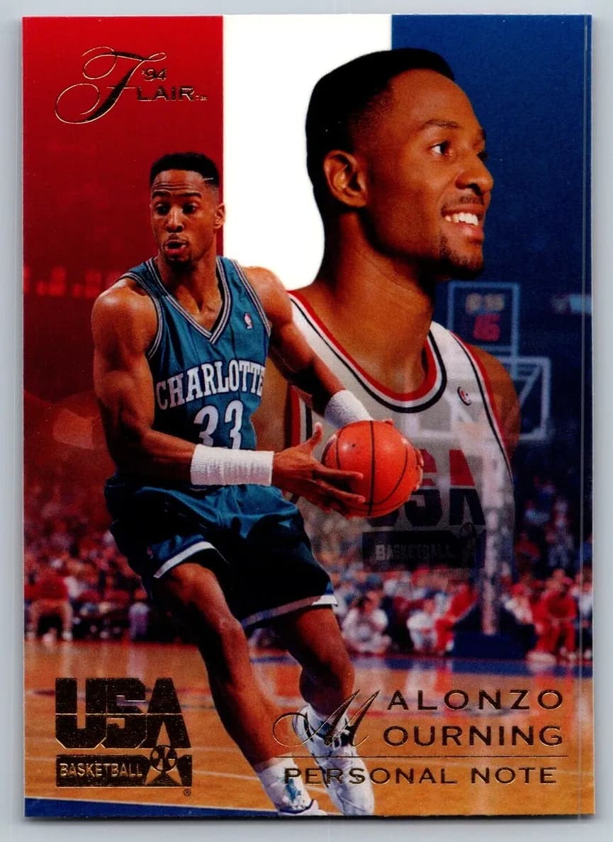 Alonzo Mourning 1994 unknown Flair Team USA