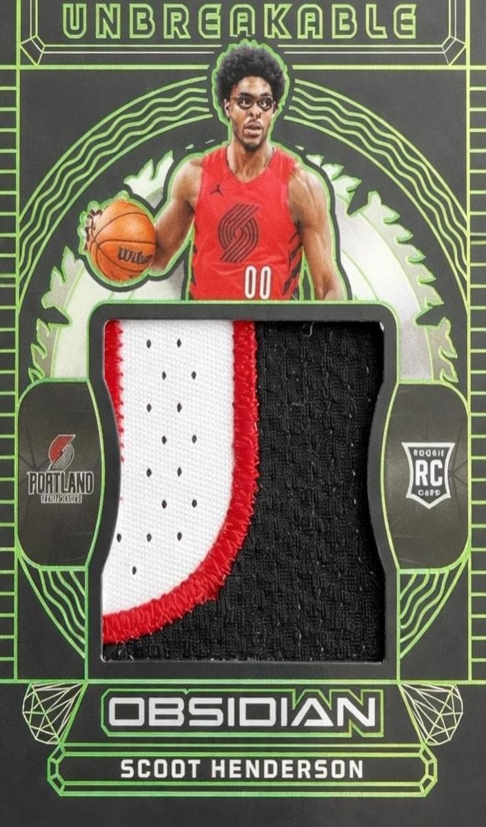 Scoot Henderson 2023 panini Obsidian