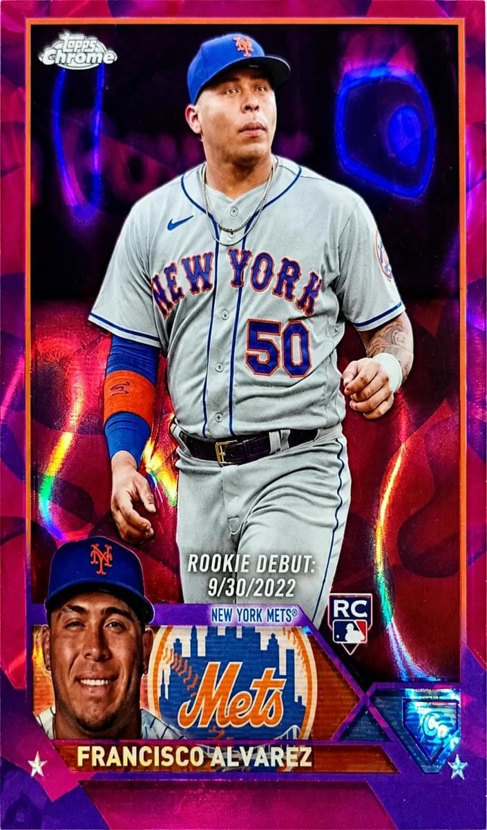 Francisco Alvarez 2023 topps Topps Chrome Update