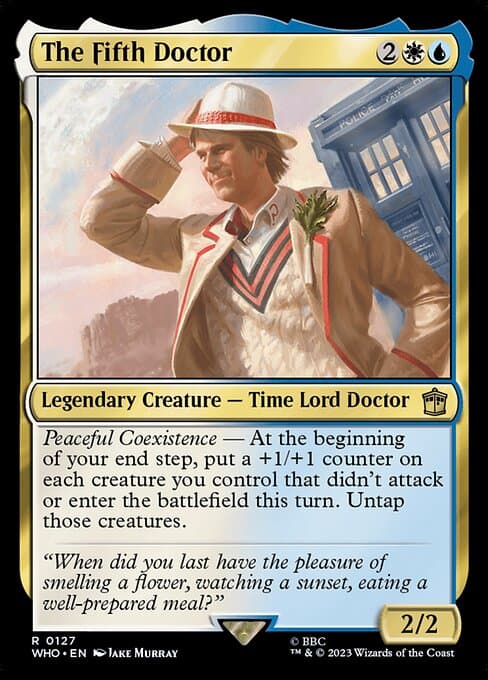 The Fifth Doctor 2023 Magic: The Gathering Doctor Who
