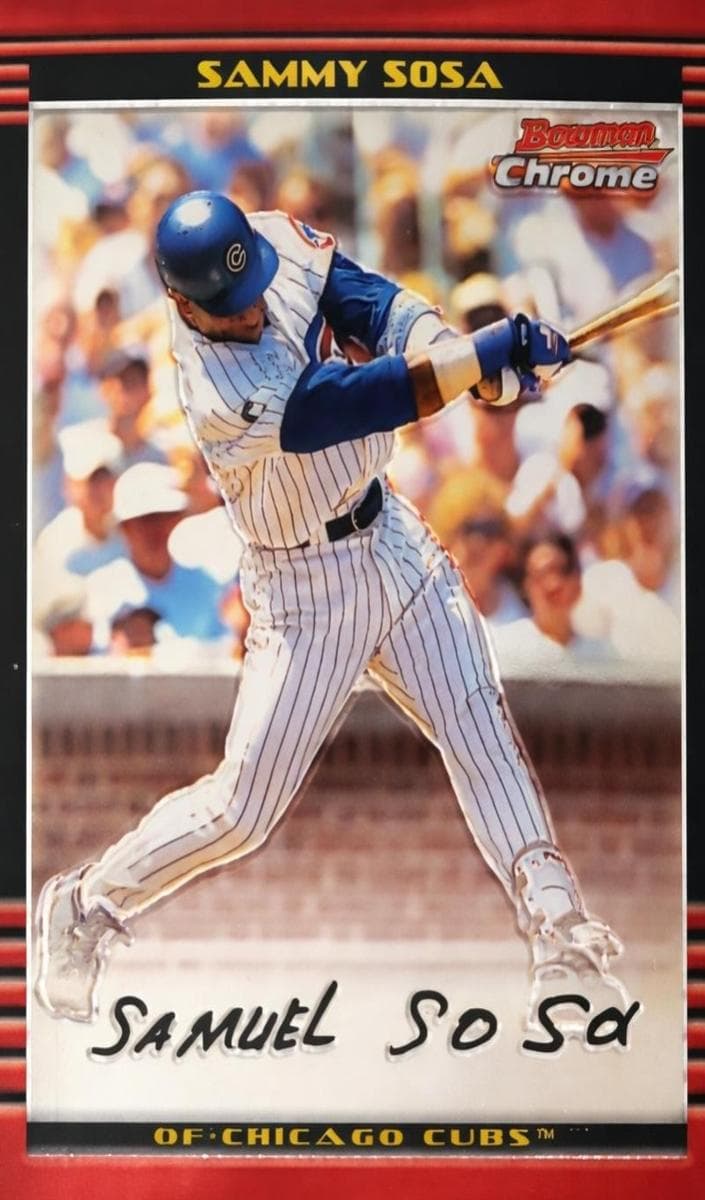 Sammy Sosa 2002 bowman