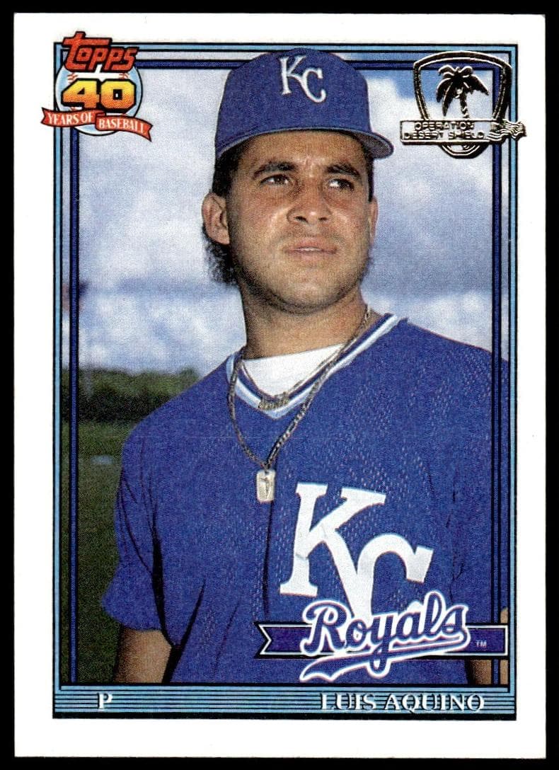 Luis Aquino 1991 topps Topps