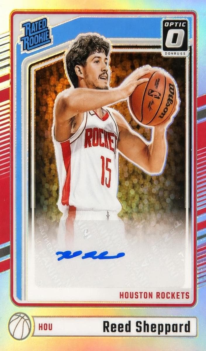 Reed Sheppard 2024 panini Donruss Optic