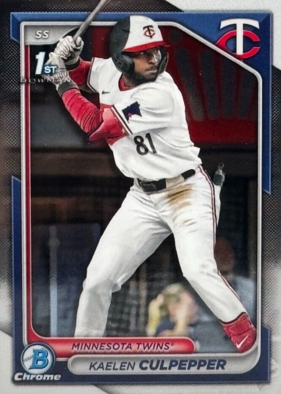 Kaelen Culpepper 2024 bowman Bowman Draft Chrome