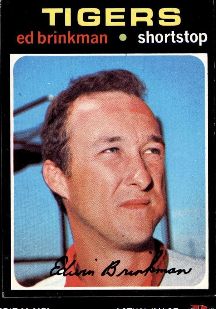 Ed Brinkman 1971 topps Topps