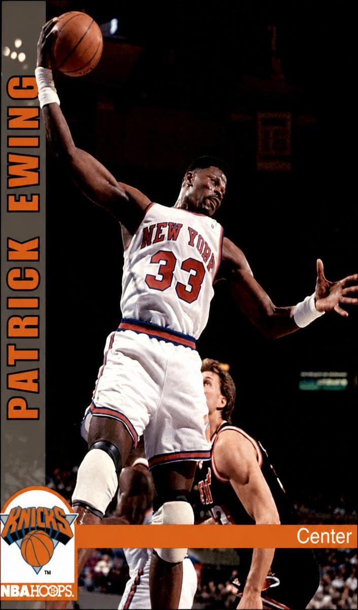 Patrick Ewing 1992 panini Hoops
