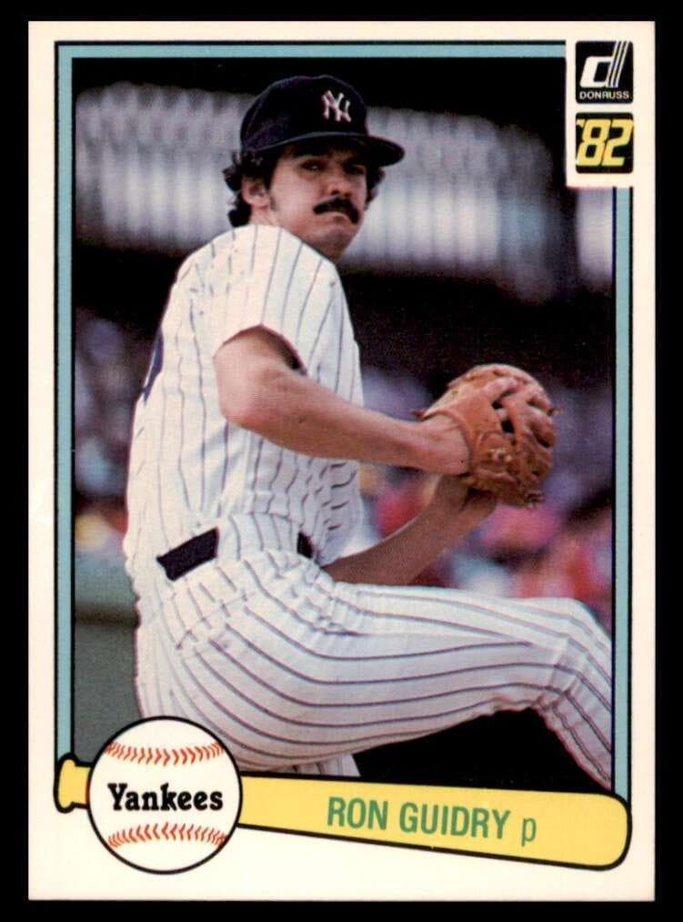Ron Guidry trading card